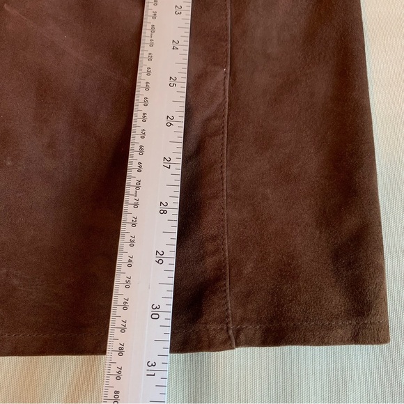 Gimo’s Suede Button Front Shacket Shirt Jacket EU 50 US 40 Mens L Leather Italy - Picture 13 of 16